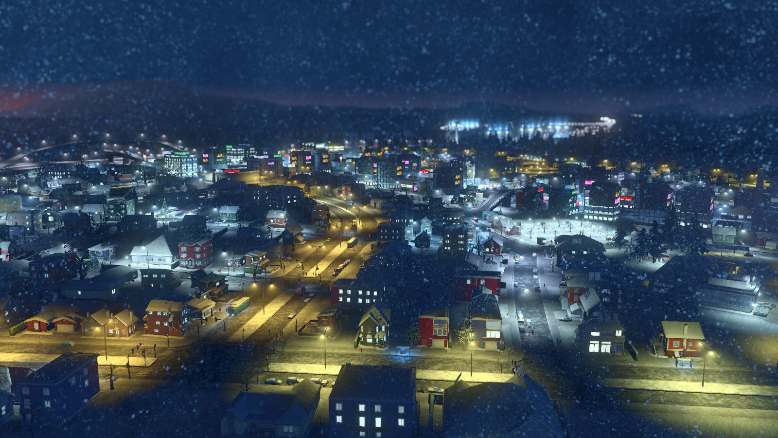 都市:天际线 - 降雪 cities: skylines - snowfall 的图片