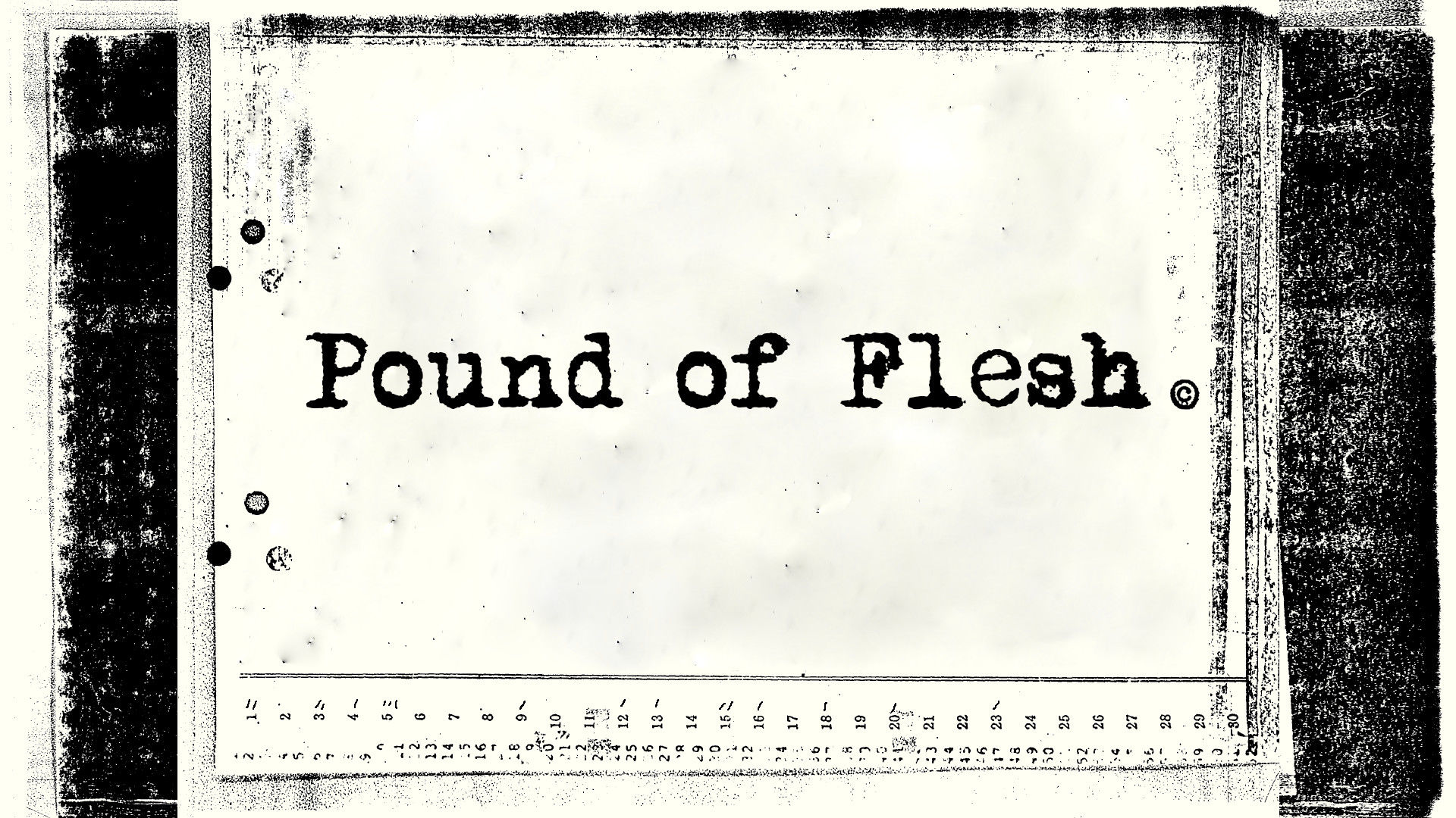 pound of flesh