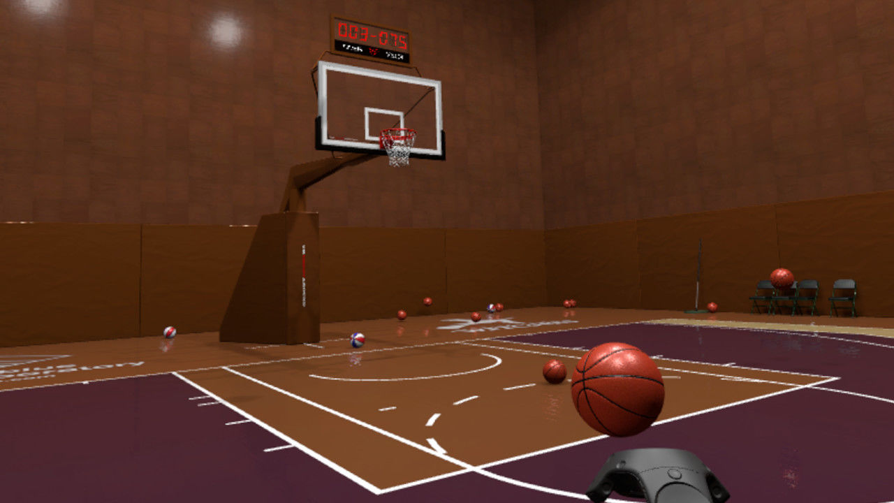 vr shoot around - realistic basketball simulator