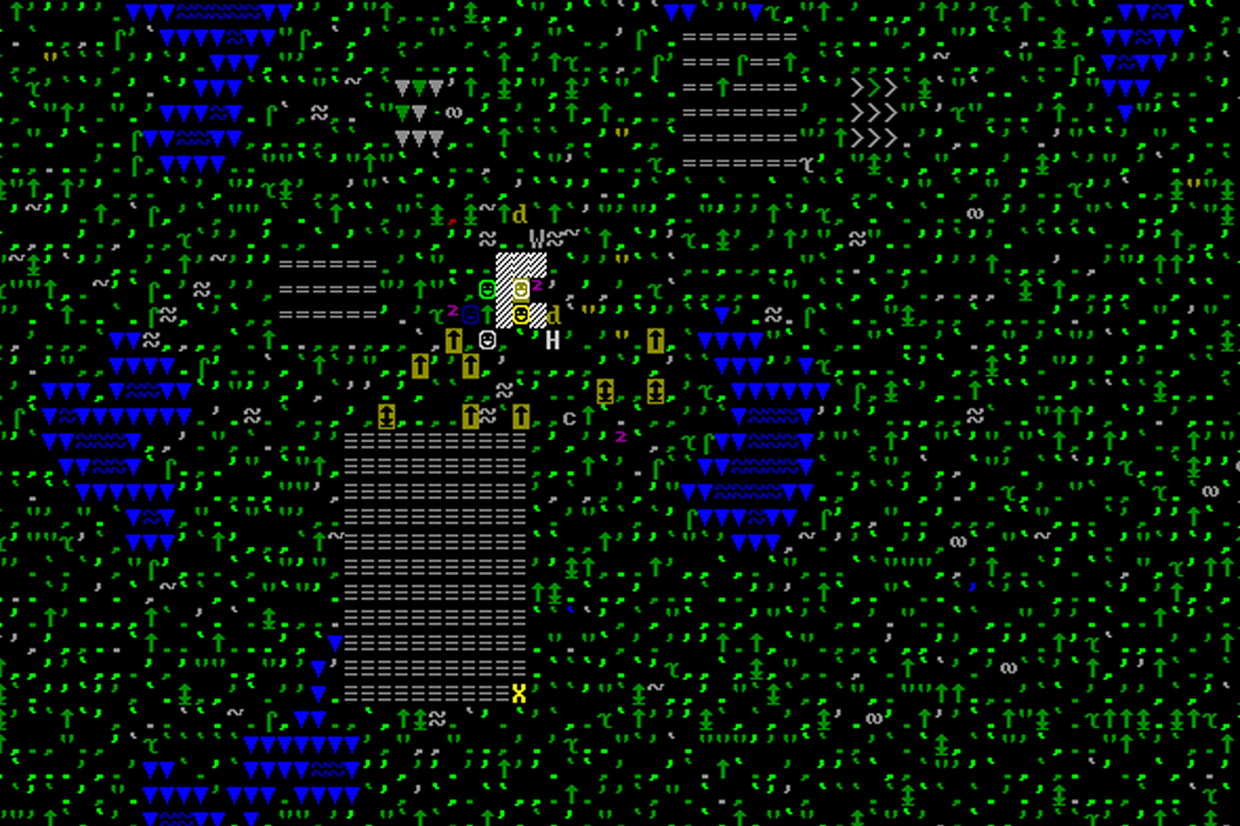 dwarf fortress ascii dwarf