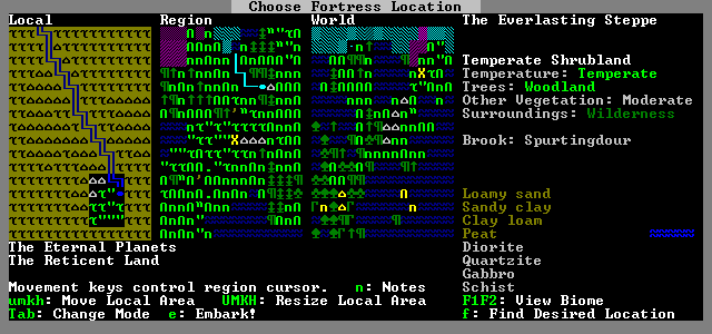 dwarf fortress ascii symbols list