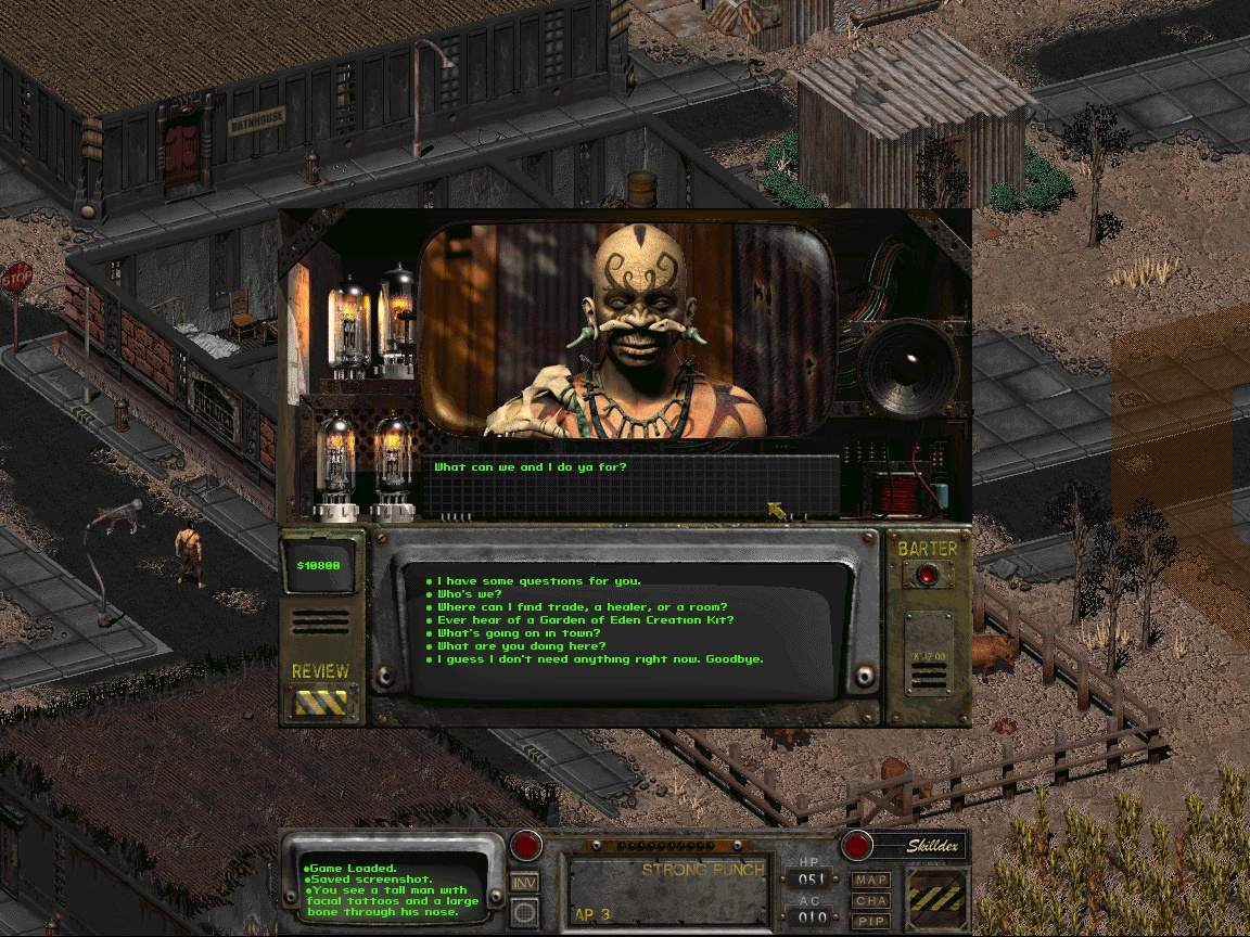 辐射2 fallout 2 的游戏图片 奶牛关