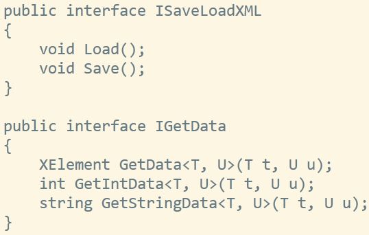 图 4：ISaveLoadXML 和 IGetData。