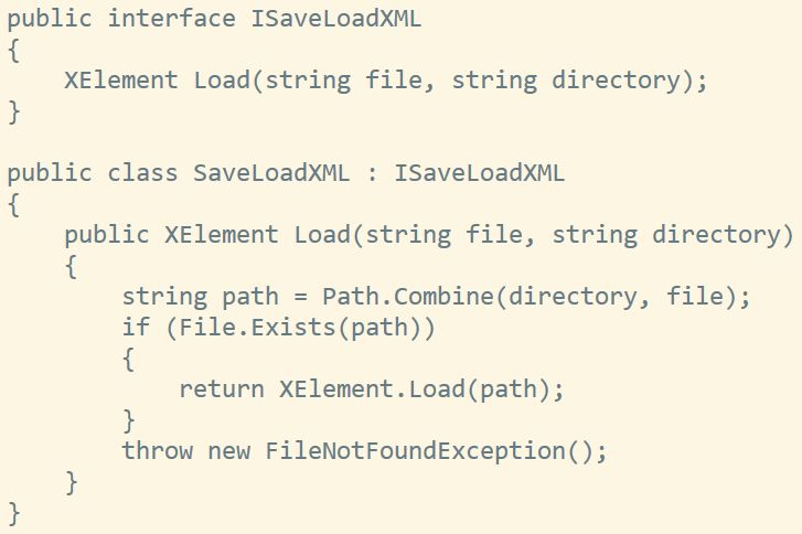 图 9：SaveLoadXML。