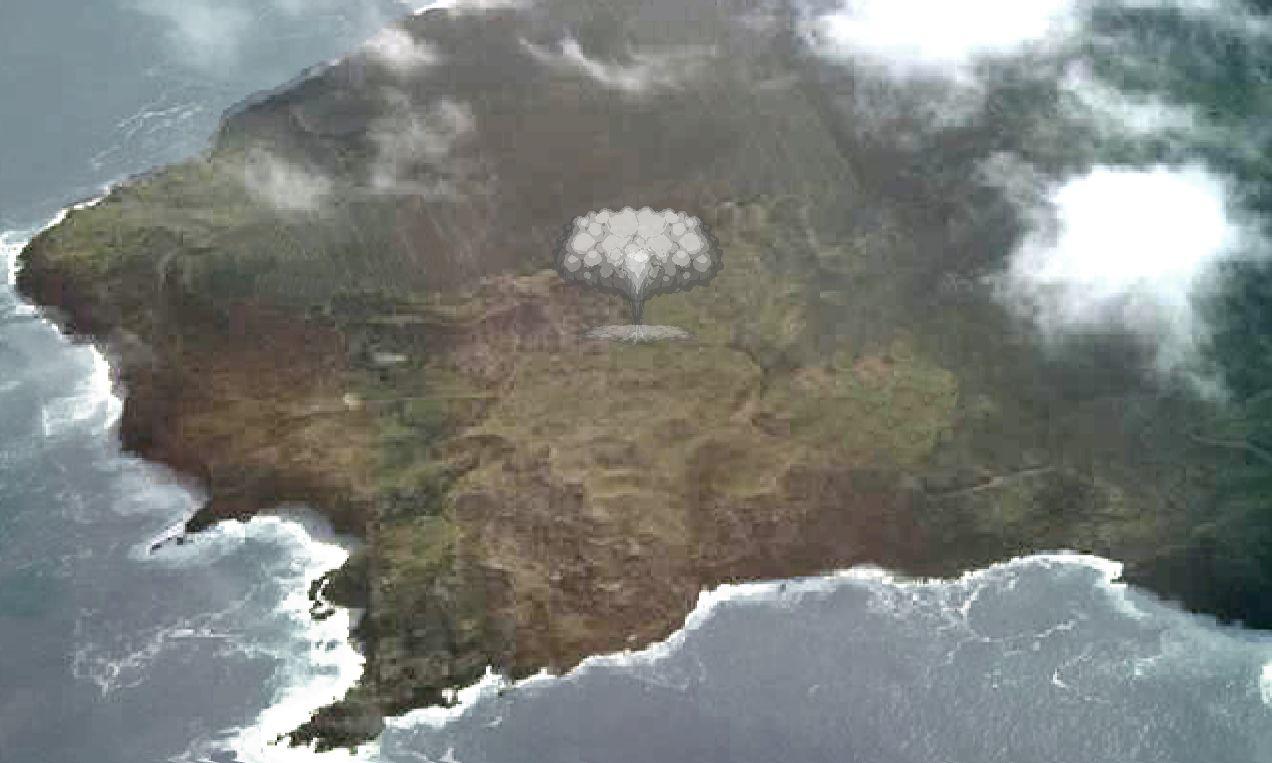 帕罗米亚上方升起的蘑菇云