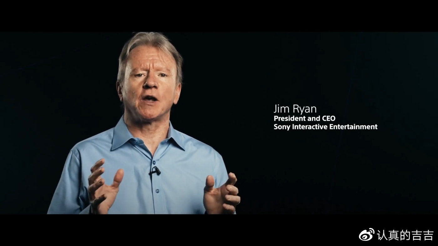 Jim Ryan 表示，今天的发布会，接下来将要展示的，是 PS5 如何激发开发者的创意