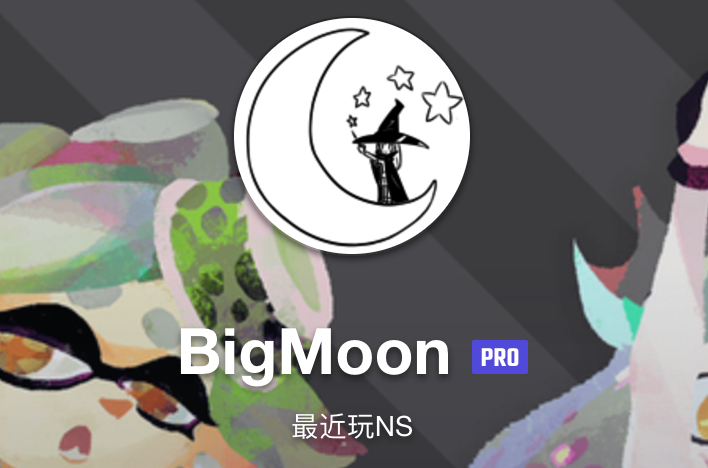 BigMoon 个人主页的 PRO 标志